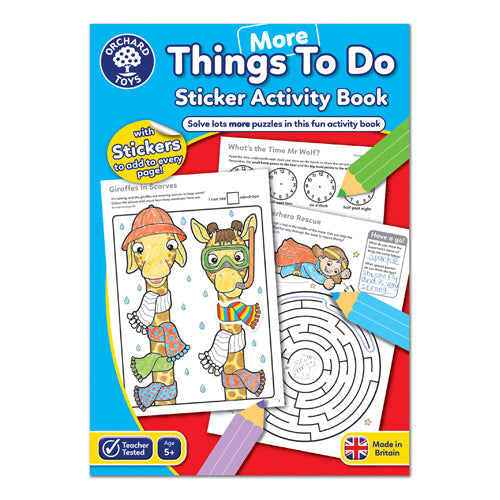 More Things To Do Colouring Book - Home Story Time