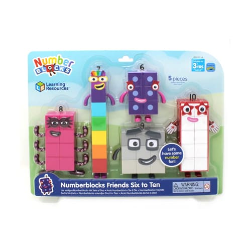 Numberblocks Friends Six to Ten - Mess Free Play