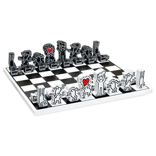 Vilac – Keith Haring Chess Game - Family Game Night